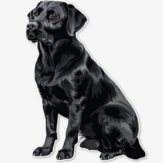 Labrador Retriever Dog Vinyl Decal Sticker for Car, Laptop, Tumbler and more # F07295