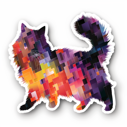 Cat Vinyl Decal Sticker for Car, Laptop, Tumbler and more # F016261-4" x 4"