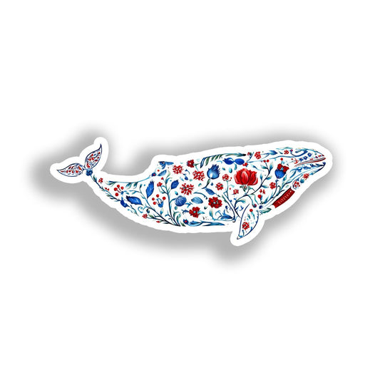 Whale   Vinyl Decal Sticker for Car, Laptop, Tumbler and more # A018427-4" x 4"