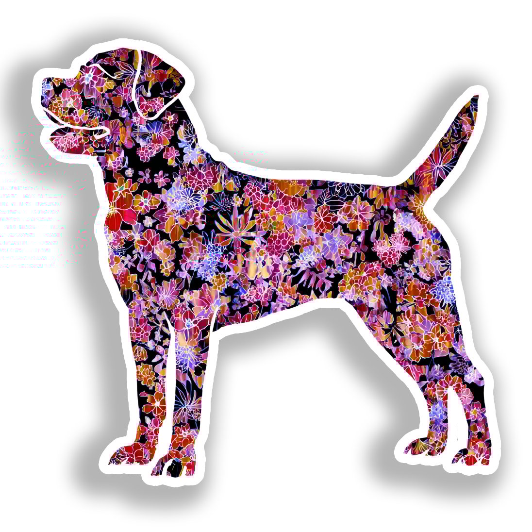 Rottweiler Dog Vinyl Decal Sticker for Car, Laptop, Tumbler and more # A018248-4" x 4"