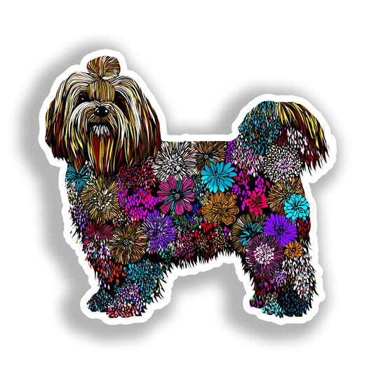 Medium Breed Dog Vinyl Decal Sticker for Car, Laptop, Tumbler and more # A019367-4" x 4"