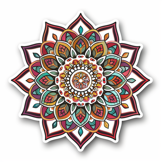 Mandala Vinyl Decal Sticker for Car, Laptop, Tumbler and more # F08156