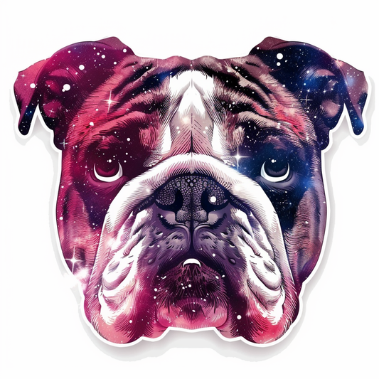 Bulldog Vinyl Decal Sticker for Car, Laptop, Tumbler and more # F017483-4" x 4"