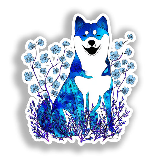 Akita Dog Vinyl Decal Sticker for Car, Laptop, Tumbler and more # A018817-4" x 4"