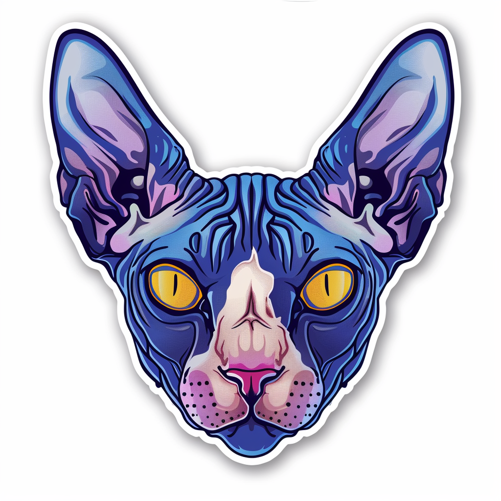 Scottish Fold cat Vinyl Decal Sticker for Car, Laptop, Tumbler and more # F07864