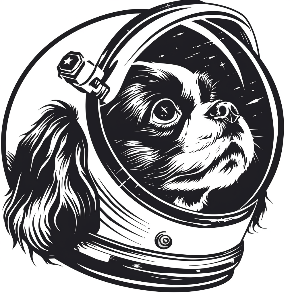Adorable Shih Tzu Dog Expressive surreal Vinyl Decal Sticker for Car, Laptop, Tumbler and more # F018445