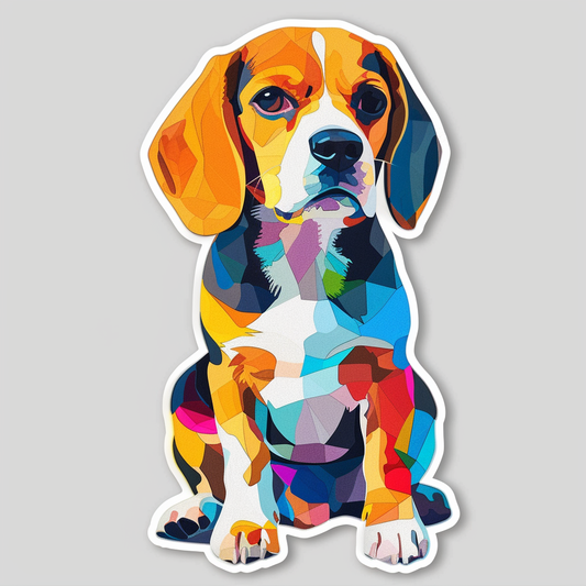 Beagle dog Vinyl Decal Sticker for Car, Laptop, Tumbler and more # F012173