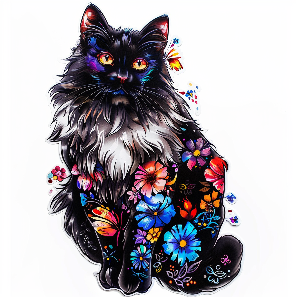 Ragdoll Cat Vinyl Decal Sticker for Car, Laptop, Tumbler and more # F010154