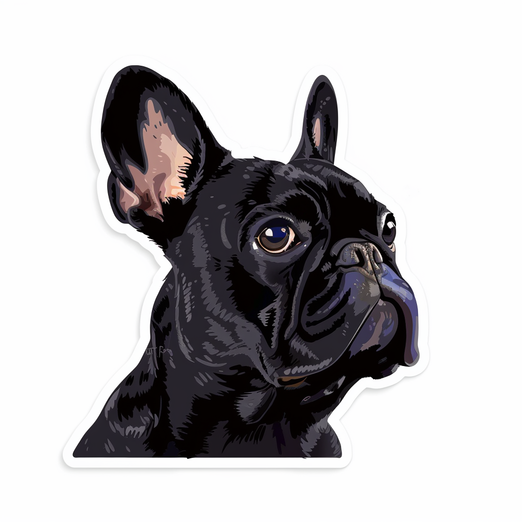 French Bulldog Vinyl Decal Sticker for Car, Laptop, Tumbler and more # F07209