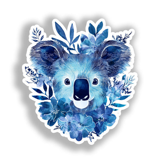 Koala Vinyl Decal Sticker for Car, Laptop, Tumbler and more # A018491-4" x 4"