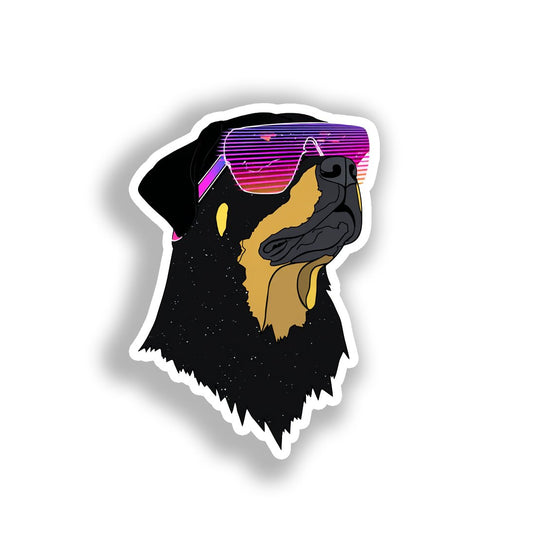 Rottweiler Dog Vinyl Decal Sticker for Car, Laptop, Tumbler and more # A018058-4" x 4"