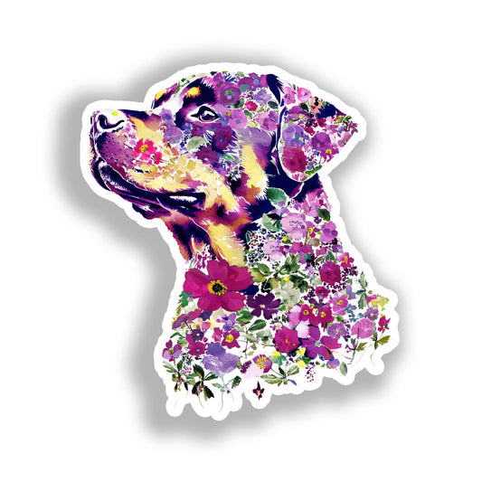 Rottweiler Dog Vinyl Decal Sticker for Car, Laptop, Tumbler and more # A018289-4" x 4"