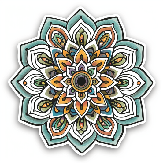 Mandala Vinyl Decal Sticker for Car, Laptop, Tumbler and more # F08142