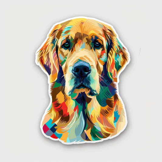 Golden Retriever Dog Vinyl Decal Sticker for Car, Laptop, Tumbler and more # F07496