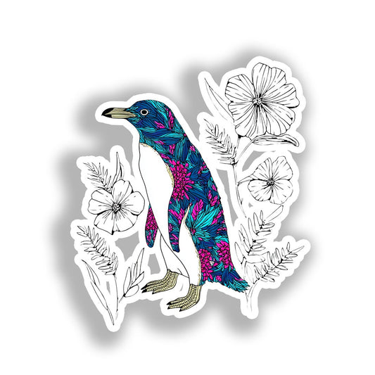 Penguin Vinyl Decal Sticker for Car, Laptop, Tumbler and more # A018472-4" x 4"