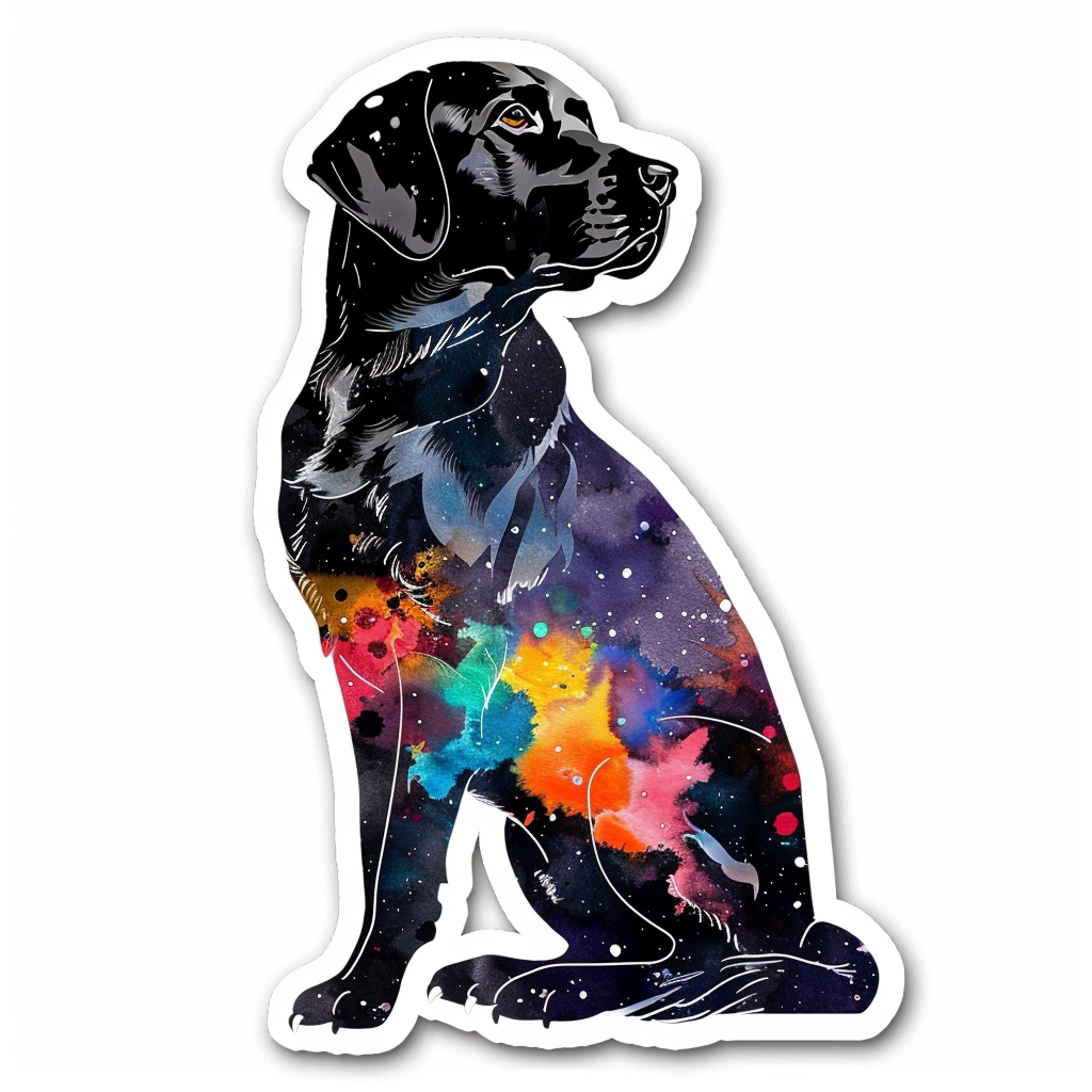 Labrador Retriever Dog Vinyl Decal Sticker for Car, Laptop, Tumbler and more # F07213