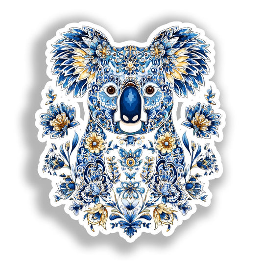 Koala Vinyl Decal Sticker for Car, Laptop, Tumbler and more # A019084-4" x 4"