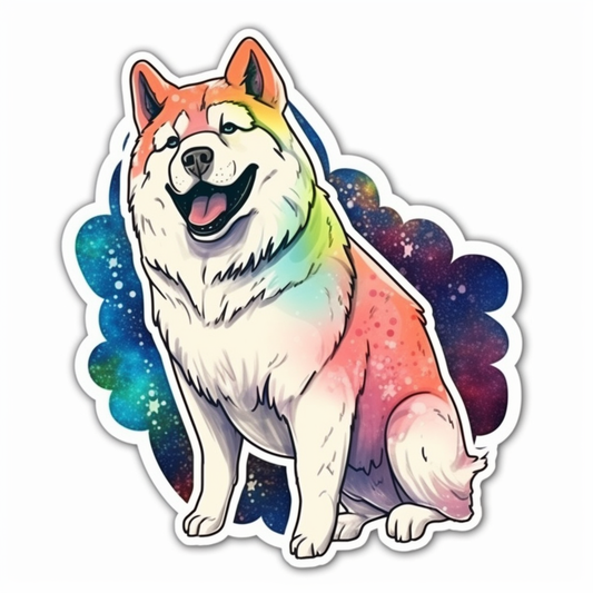 Akita Akita Dog Vinyl Decal Sticker for Car, Laptop, Tumbler and more # 009718