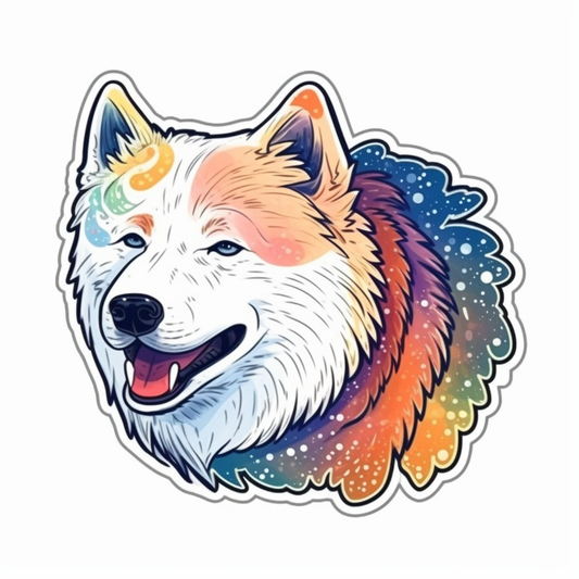 Akita Akita Dog Vinyl Decal Sticker for Car, Laptop, Tumbler and more # 009732