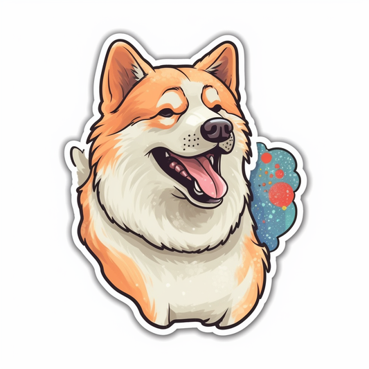 Akita Akita Dog Vinyl Decal Sticker for Car, Laptop, Tumbler and more # 009834