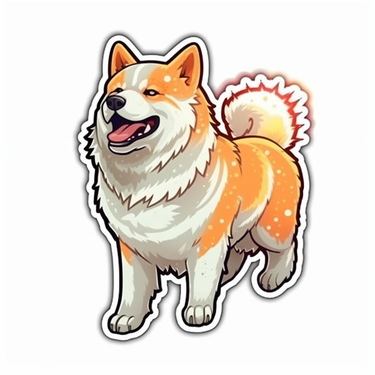Akita Akita Dog Vinyl Decal Sticker for Car, Laptop, Tumbler and more # 009735
