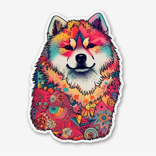 Akita Akita Dog Vinyl Decal Sticker for Car, Laptop, Tumbler and more # 009698
