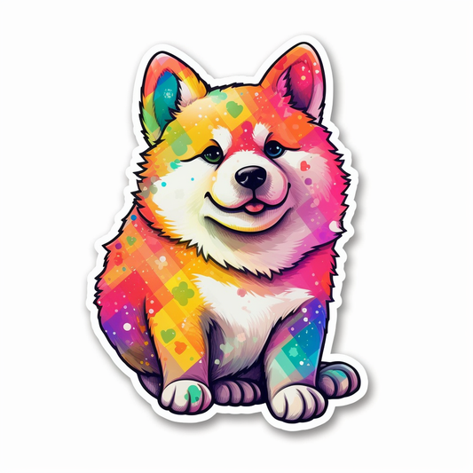 Akita Akita Dog Vinyl Decal Sticker for Car, Laptop, Tumbler and more # 009781