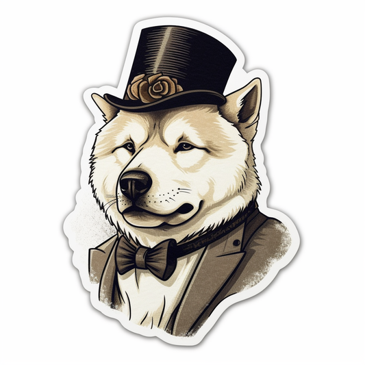 Akita Akita Dog Vinyl Decal Sticker for Car, Laptop, Tumbler and more # 009722