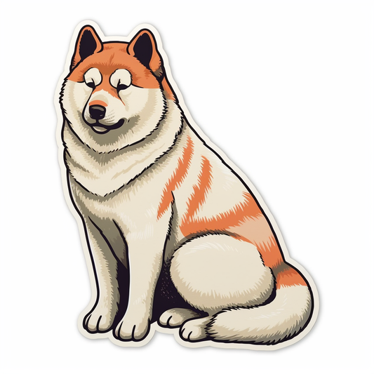 Akita Akita Dog Vinyl Decal Sticker for Car, Laptop, Tumbler and more # 009692