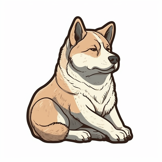 Akita Akita Dog Vinyl Decal Sticker for Car, Laptop, Tumbler and more # 009720