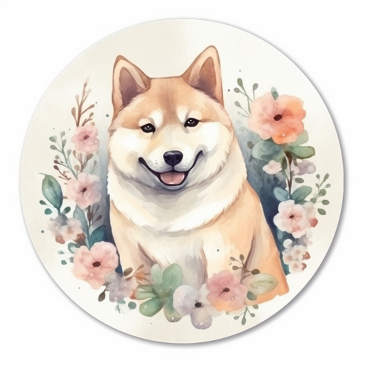 Akita Akita Dog Vinyl Decal Sticker for Car, Laptop, Tumbler and more # 009715