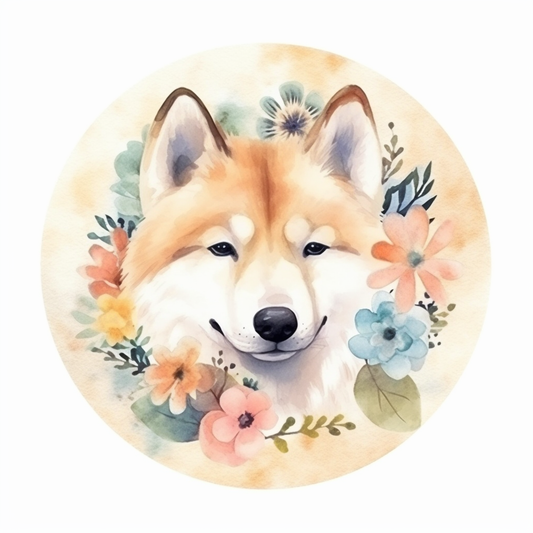 Akita Akita Dog Vinyl Decal Sticker for Car, Laptop, Tumbler and more # 009700