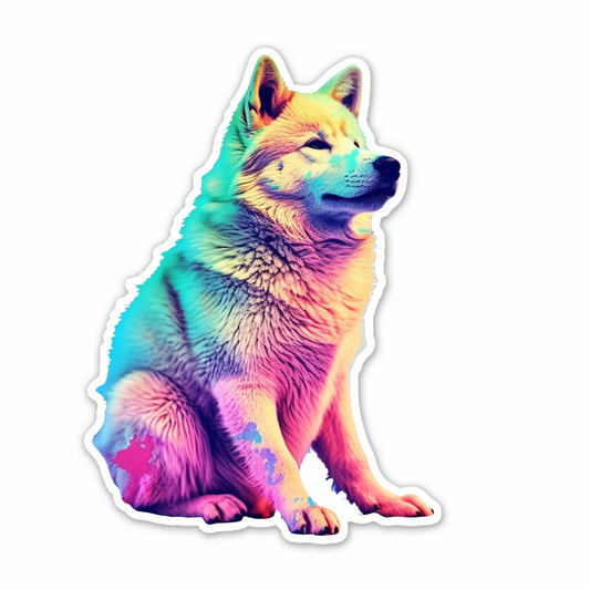 Akita Akita Dog Vinyl Decal Sticker for Car, Laptop, Tumbler and more # 009701