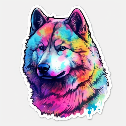 Akita Akita Dog Vinyl Decal Sticker for Car, Laptop, Tumbler and more # 009740