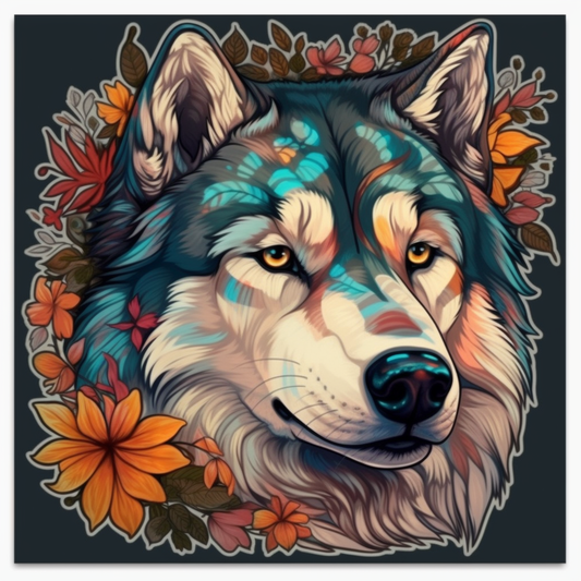 Alaskan Malamute Alaskan Malamute Dog Vinyl Decal Sticker for Car, Laptop, Tumbler and more # 009442