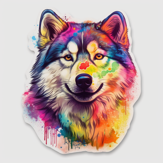 Alaskan Malamute Alaskan Malamute Dog Vinyl Decal Sticker for Car, Laptop, Tumbler and more # 009357