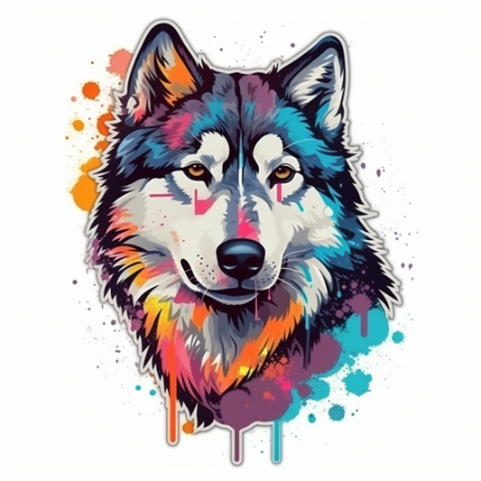 Alaskan Malamute Alaskan Malamute Dog Vinyl Decal Sticker for Car, Laptop, Tumbler and more # 009443