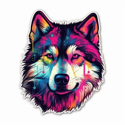 Alaskan Malamute Alaskan Malamute Dog Vinyl Decal Sticker for Car, Laptop, Tumbler and more # 009459