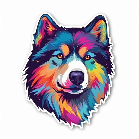 Alaskan Malamute Alaskan Malamute Dog Vinyl Decal Sticker for Car, Laptop, Tumbler and more # 009613