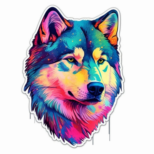 Alaskan Malamute Alaskan Malamute Dog Vinyl Decal Sticker for Car, Laptop, Tumbler and more # 009617