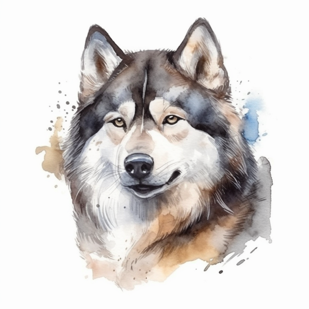 Alaskan Malamute Alaskan Malamute Dog Vinyl Decal Sticker for Car, Laptop, Tumbler and more # 009476
