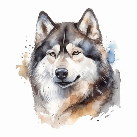 Alaskan Malamute Alaskan Malamute Dog Vinyl Decal Sticker for Car, Laptop, Tumbler and more # 009476