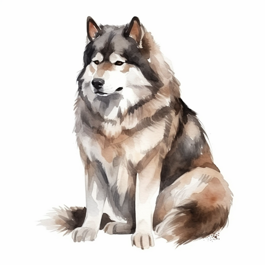 Alaskan Malamute Alaskan Malamute Dog Vinyl Decal Sticker for Car, Laptop, Tumbler and more # 009477