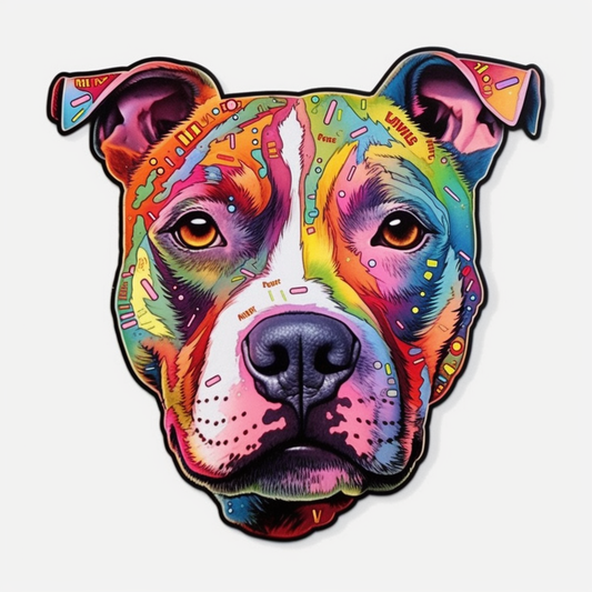 American Staffordshire Terrier American Staffordshire Terrier Dog Vinyl Decal Sticker for Car, Laptop, Tumbler and more # 009490
