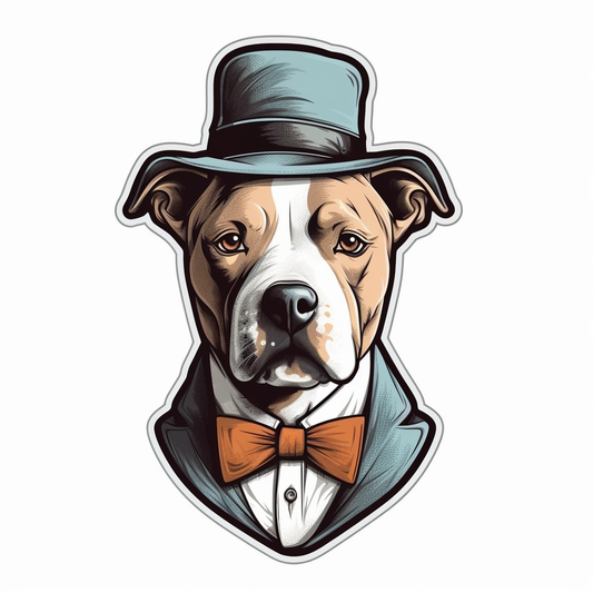 American Staffordshire Terrier American Staffordshire Terrier Dog Vinyl Decal Sticker for Car, Laptop, Tumbler and more # 009665