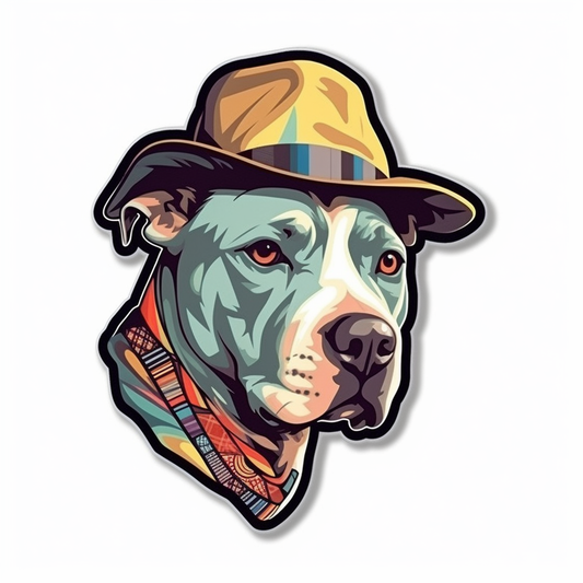 American Staffordshire Terrier American Staffordshire Terrier Dog Vinyl Decal Sticker for Car, Laptop, Tumbler and more # 009467