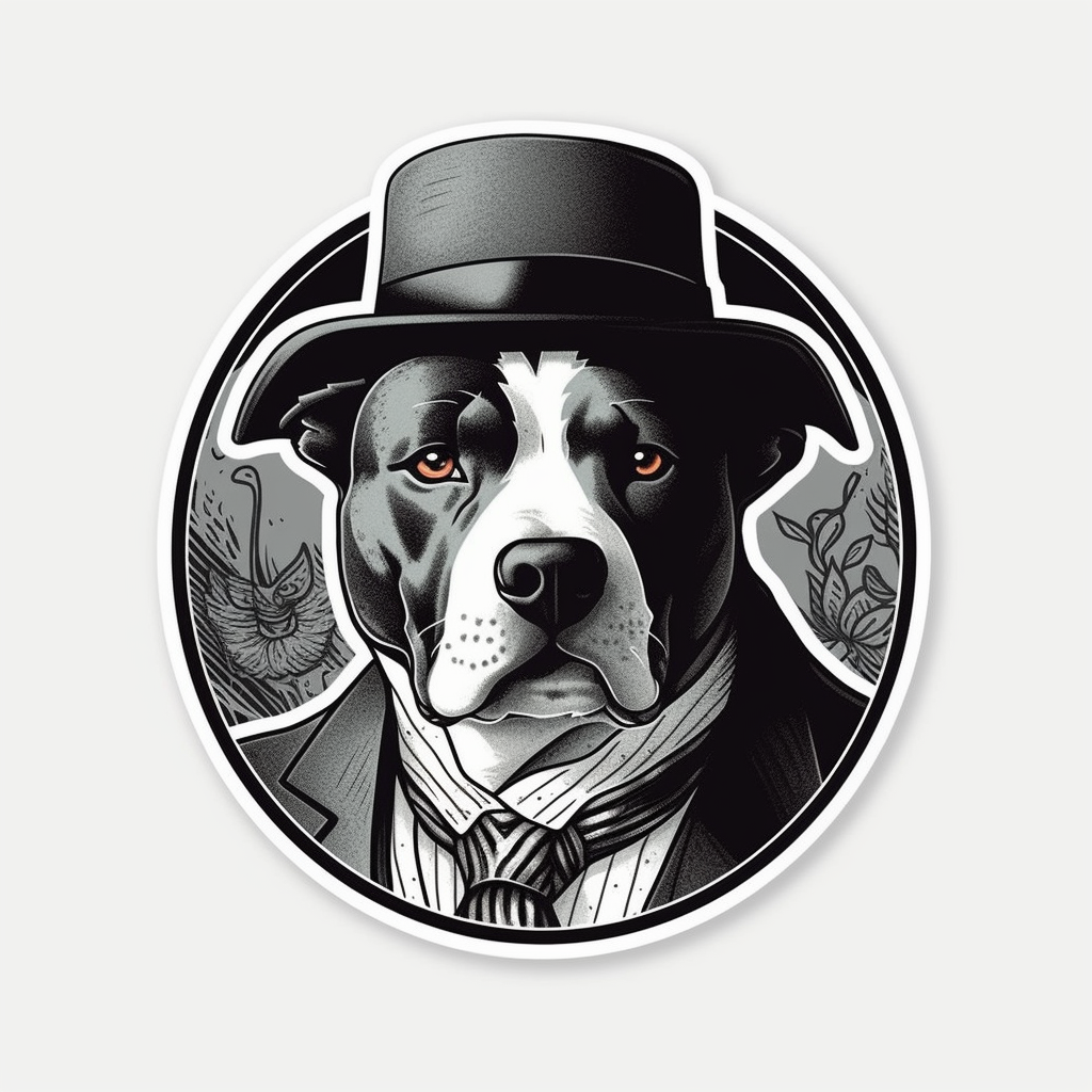 American Staffordshire Terrier American Staffordshire Terrier Dog Vinyl Decal Sticker for Car, Laptop, Tumbler and more # 009460