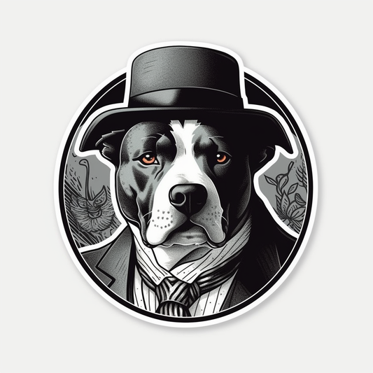 American Staffordshire Terrier American Staffordshire Terrier Dog Vinyl Decal Sticker for Car, Laptop, Tumbler and more # 009460