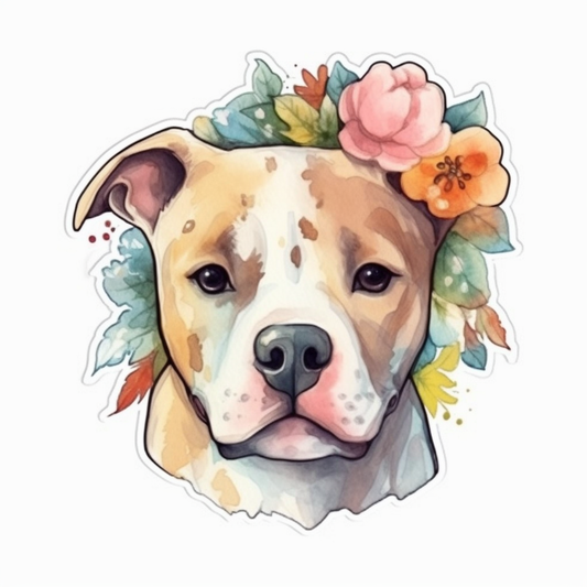 American Staffordshire Terrier American Staffordshire Terrier Dog Vinyl Decal Sticker for Car, Laptop, Tumbler and more # 009620