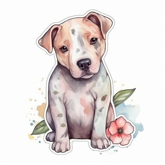 American Staffordshire Terrier American Staffordshire Terrier Dog Vinyl Decal Sticker for Car, Laptop, Tumbler and more # 009590
